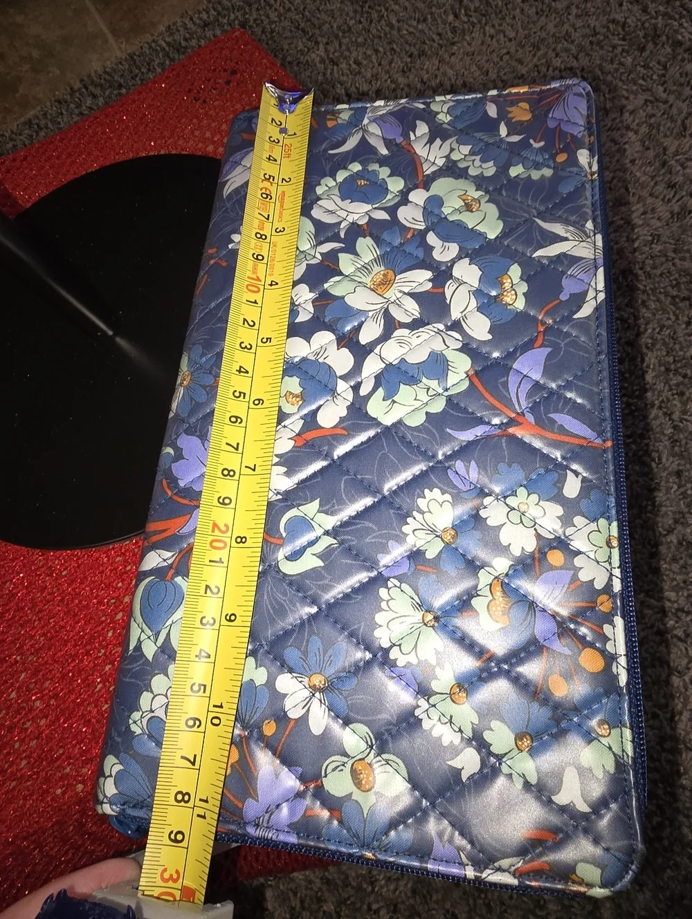 NWT Quilted Floral Zip Wallet - Vera Bradley - Picture 13 of 15